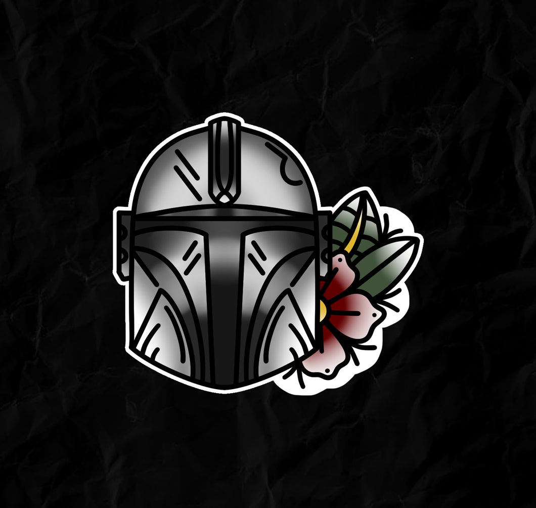 The Mandalorian Themed Stickers (Individual or Sticker Pack)