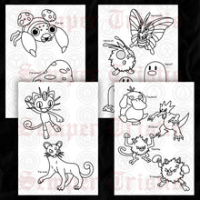Load image into Gallery viewer, Book 2 - Gotta Catch &#39;Em All Themed Colouring Book
