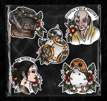 Load image into Gallery viewer, The Skywalker Trilogy Themed Stickers (Individual or Sticker Pack)

